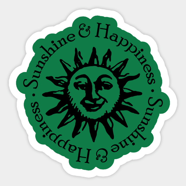 Sunshine & Happiness Sticker by PaletteDesigns